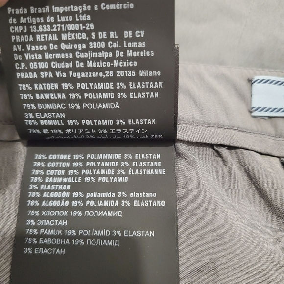 PRADA Gray Lightweight Pants - Picture 5 of 6